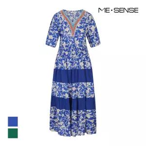 [미센스] 레이스장식 브이넥 원피스_MB46OPSG08Z