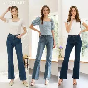 [신세계라이브쇼핑]맥스튜어트 여성 소프트터치 부츠컷 스판데님팬츠 3종 중 선택