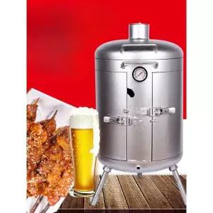 장사용 상업용 항아리바비큐 대형 중문 원통형 3중문