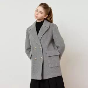 [롯데백화점]케네스레이디 울캐시 더블버튼 하프자켓 (EWCJOL02)