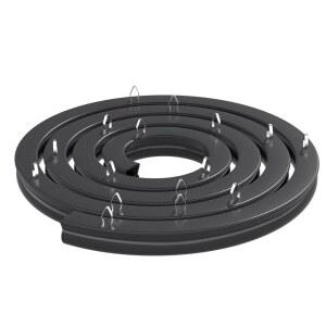 오븐 레인지 도어 개스킷 WB32K3 54인치 16 클립 GE 핫포인트 교체 부품 번호 PS12577485 WB32K0003 AP6333855 WB35X2191 486270