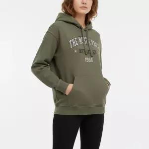 노스페이스 화이트라벨 NM5PR53M 빈티지 후드티 풀오버 슬레이트 카키