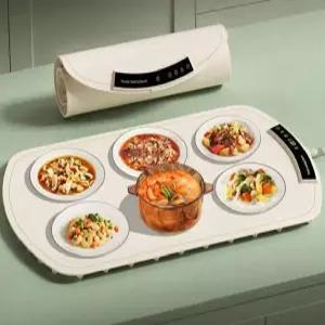 푸드워머 접이식 가정용 매직워머 다이닝 음식 보온 플레이트