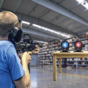 화재 레이저 타겟 반응형 훈련 시스템 휴대용 전자 사격 트레이너 카운팅 연습용