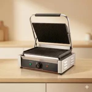 업소용양면파니니그릴 싱글 포트 스테이크 조리용 전기 그릴