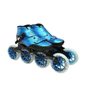 레이싱 인라인 스케이트 스케이팅 블랙 롤러스케이트 성인 스피드 롤러 성인용 신발 바퀴 휠