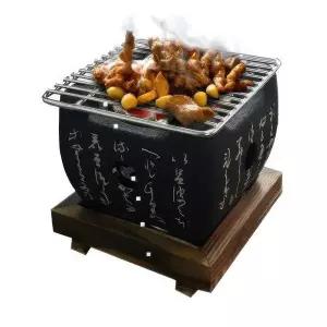 사각 바베큐 일본식 숯불 화로 캠핑 불판 화로대 소형 화덕