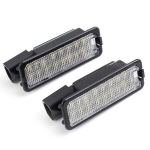 2x LED 번호판등 35D 943 021A 1K8943021C 폭스바겐 호환 Eos '06-'10년식 MK4 MK5 MK6 MK7 파사트 B7 CC