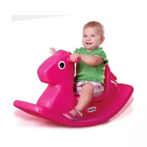 12개월장난감 놀이방 키즈카페 시소 흔들목마 핑크 날선물 승용 말타기 아기 유아체육