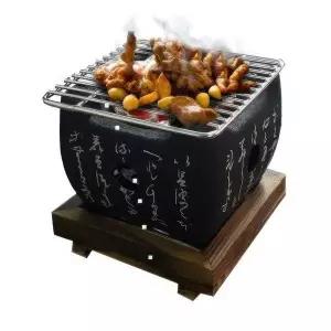 사각 바베큐 일본식 숯불 화로 캠핑 불판 화로대 소형 화덕