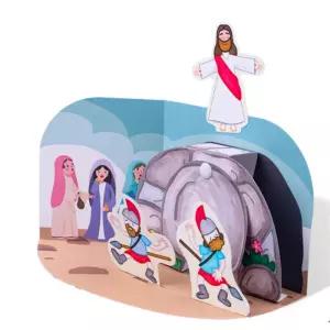 어린이 성경공부 부활절 이야기만들기 카드재료세트 3set 공작 뚝딱뚝딱 학습kit