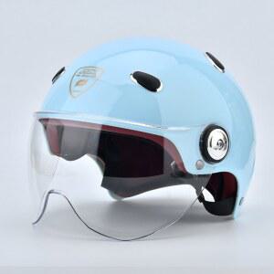 3c 헬멧 배터리 전기차 남녀공용 반헬멧 자외선차단 여름 오토바이