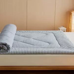 두꺼운 바닥토퍼 침대요 접이식 손님용 바닥이불 토퍼매트리스