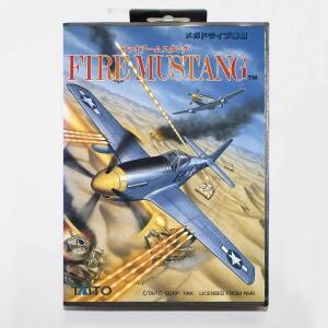 파이어 머스탱 게임 카드 소매 상자 포함 16 비트 MD 카트 세가 메가 드라이브 제네시스 시스템용 인기 판