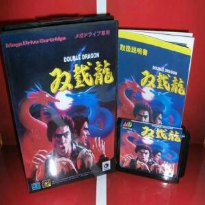 16비트 세가 MD 비디오 게임 카드 메가드라이브 제네시스 시스템용 박스 및 사용 설명서가 포함된 더블 드