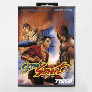 핫 스트리트 스마트 게임 카드 (소매 박스 포함) 16비트 MD 카트 (세가 메가 드라이브/제네시스 시스템용)