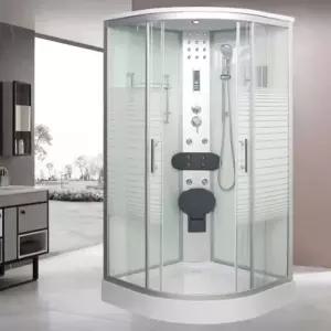 간이 샤워실 야외 이동식 화장실 시골 코너 샤워장