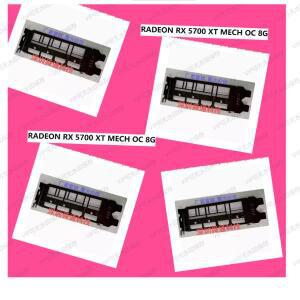 IO 쉴드 백 플레이트 MSI RADEON RX 5700 XT MECH OC 8G용 스테인레스 스틸 블렌드 브래킷