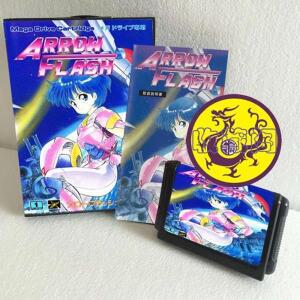 16비트 Sega MD 게임 카드 MegaDrive Genesis 시스템용 박스 및 수동 카트리지가 포함된 Arrow Flash