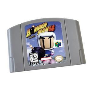 Bomberman 아케이드 비디오 게임 카트리지 카드 호환 모델 N64-영어-미국 버전