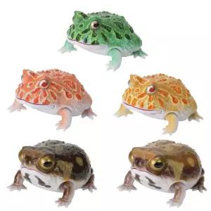팩맨개구리 모형 이쿱 장난감 차코뿔개구리 놀래키기