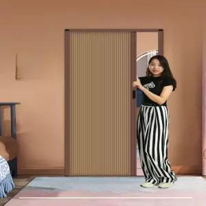 가정용 자바라 슬라이딩도어 1 배달 갈색 파티션 칸막이