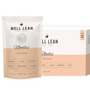 웰 린 곤약 시라타키 면, 12팩, 텐 프리, 케토 친화적, 저탄수화물, 저칼로리, 100% 식물성, 5칼로리, 2g 탄수화물