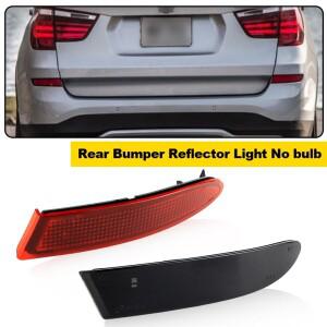 BMW 호환 X3 F25 Pre-LCI 2010-용 2PCS 리어 범퍼 리플렉터 커버 쉘 전구 없음 OME  63257352209 632573522