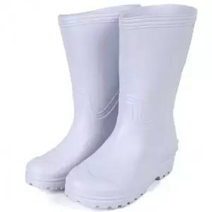 노바 화이트 남성여성 장화 레인부츠 작업신발