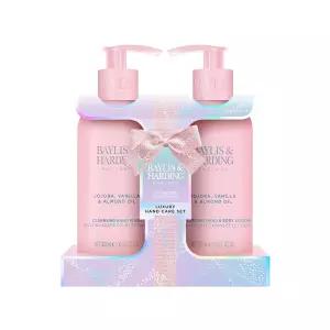 여성용 베일리스 하딩 선물 세트 - 핸드 스킨케어 팩 호호바 바닐라 아몬드 오일 2팩