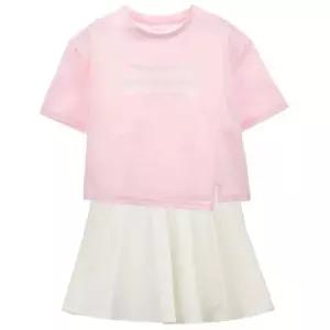 [갤러리아] 스케쳐스키즈 여아플리츠 디테일 상하의 셋업세트 SK3GOCFM021