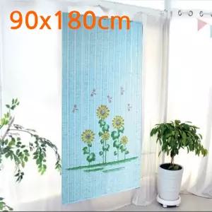 업소 창문 햇빛가리개 꽃그림 인조 문발 현관발 블라인드 파리발