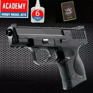 반자동 BB탄 핸드건 더블액션 트리거 안전장치 장착 표적 사격 훈련 레저 스포츠용