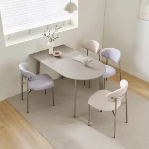 포세린 세라믹 식탁테이블 반타원 식탁 공간활용