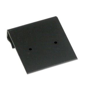 보석 용품 걸이 귀걸이 카드 블랙 플라스틱 1x1 100개 패키지