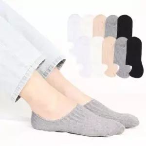 보슈아 남녀 앵글덧신양말10족 미니면덧신 실리콘처리