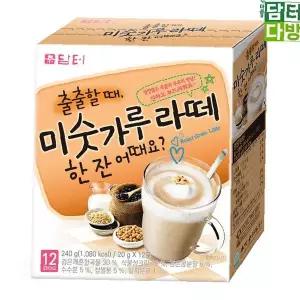 곡물 미숫가루 라떼 분말 스틱형 12개입 고소한 맛 간편 음료 영양 간식 선물용