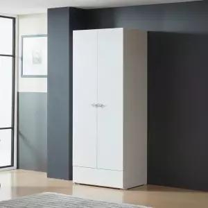 [우아미가구]네인 UV하이그로시 원서랍 옷장