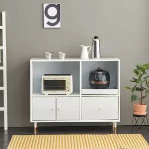 [우아미가구]다루모 아일랜드 와이드 렌지대