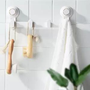 걸이 수건 흡착식 벽걸이선반 수납선반