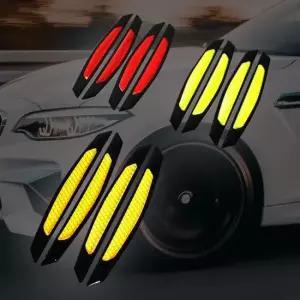 반사스티커 문콕방지 리플렉터스티커 검정테두리