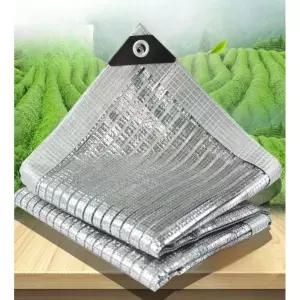 알루미늄 차광막 덮개 4x9m 스크린 메쉬 50cm 간격 햇빛 홀 선 실외기가림막