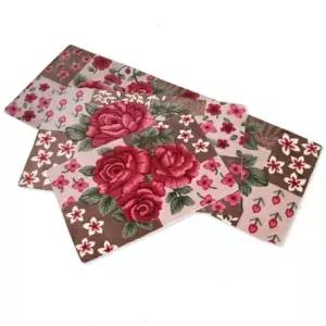 장미매트(중)48x80cm/주방매트/발매트/현관매트