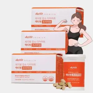 3통/체지방 감소 다이어트 액티핏 프리미엄 60정 돌외잎 액티포닌