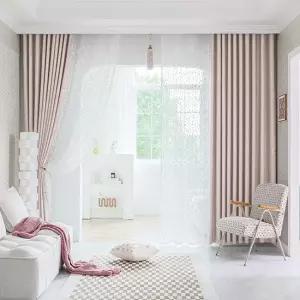 [지나송]셀레네 암막커튼+코디커튼+커튼봉(특대형)