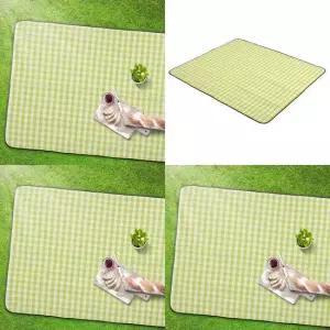 잔체크 돗자리매트 150x200cm 그린 돗자리가방 겨울