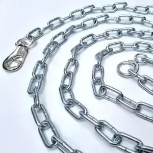 체인줄 국산 체인 개줄 길이 양고리 중간도래 진돗개 6mm 3M