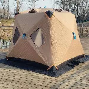 에어텐트 202 신형 겨울 낚시 텐트 얼음 아이스 쉘터 면 고속 캠핑 낚시꾼