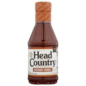 헤드 컨트리 바비큐 소스, 히코리 스모크 | 갈비, 돼지고기, 소시지, 브리스킷을 위한 스모키 & 스위트 챔피언십 바비큐 소스 | 20온스