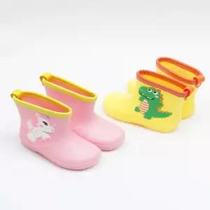아동 장화 어린이 미끄럼 방지 아동 부츠 고무 겨울 유아 신발 방수